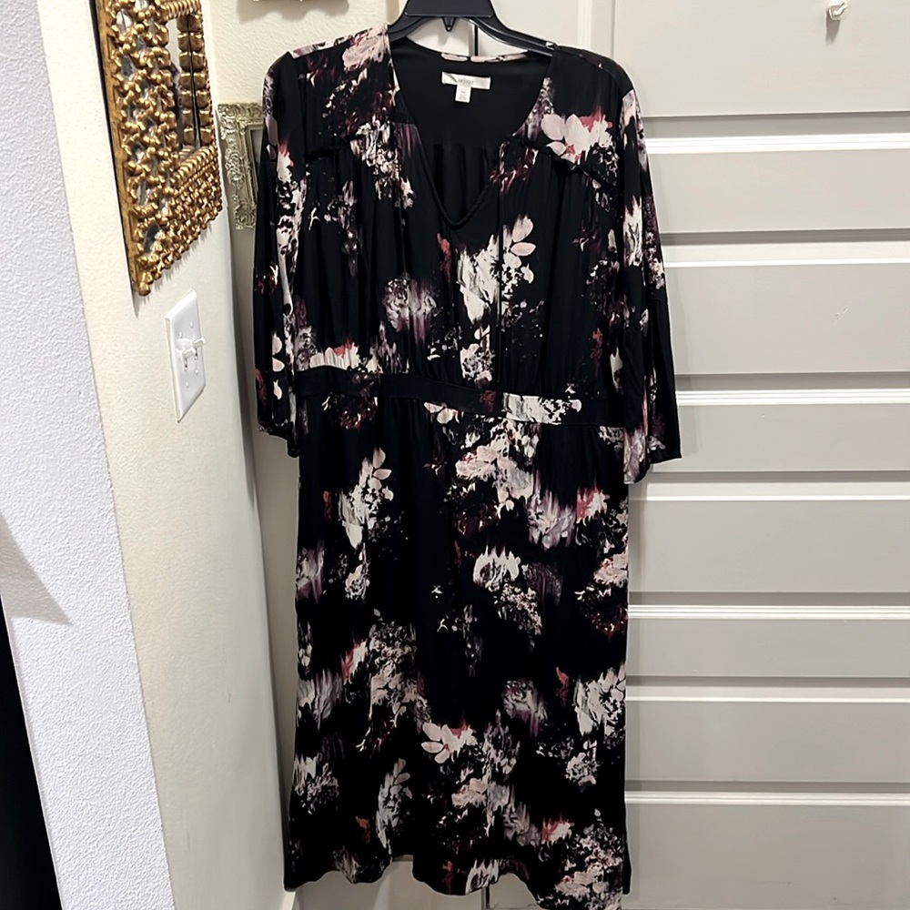 Nordstrom Sejour women’s plum and black Dress 18W